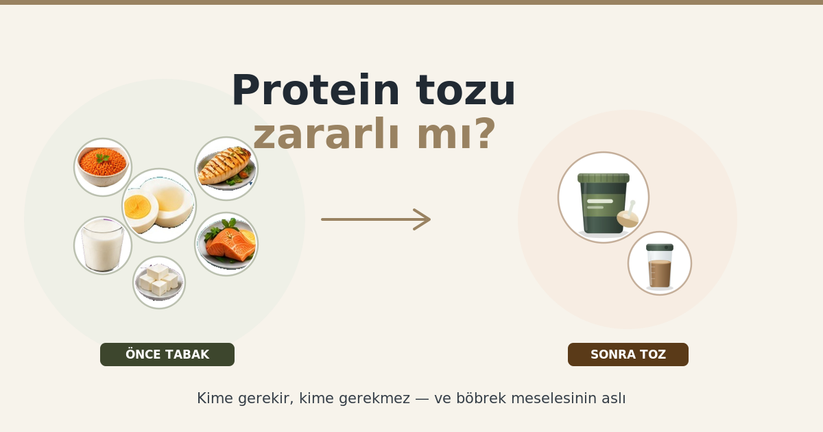 Protein tozu zararlı mı — doğal protein kaynakları ve protein tozu karşılaştırması
