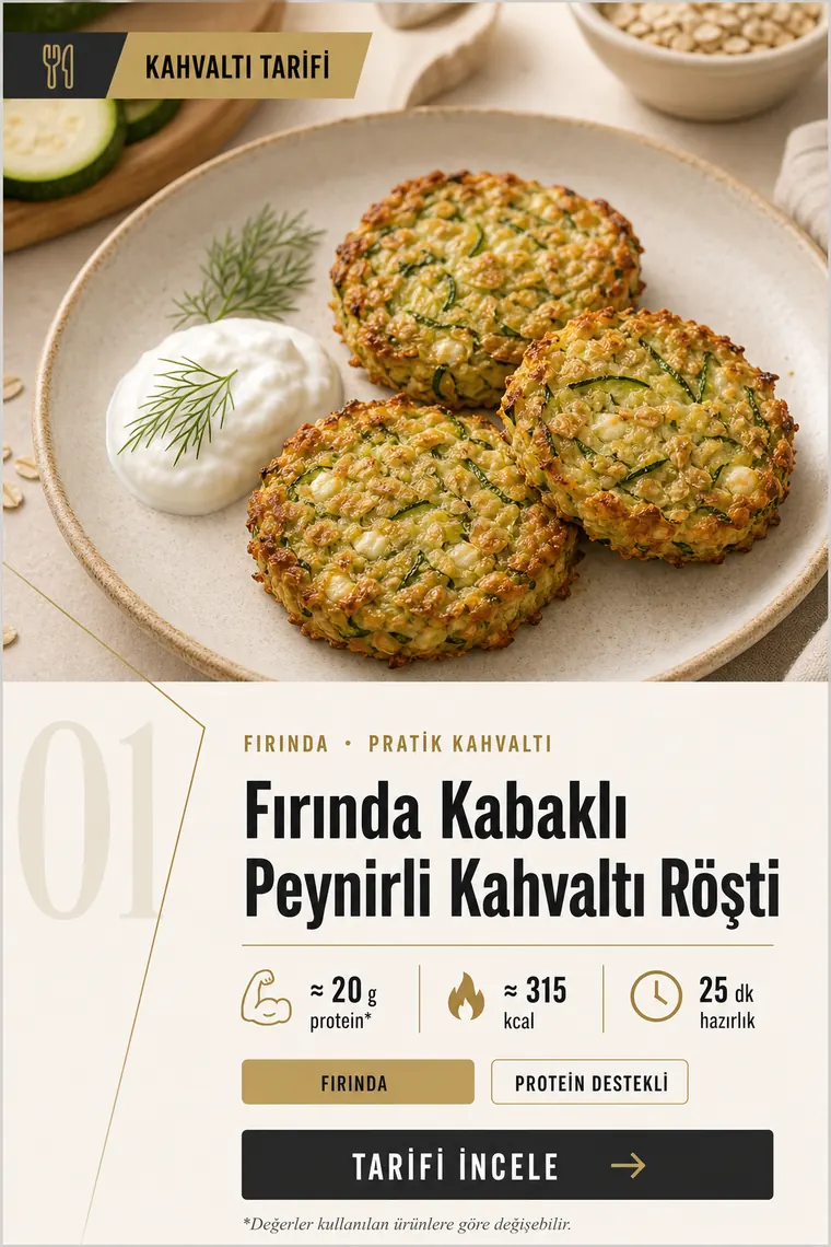Fırında kabaklı peynirli kahvaltı röşti tarif kapağı